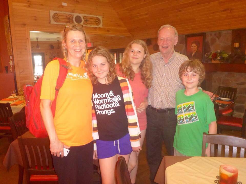 Happy 87th birthday to former Prime Minister Jean Chrétien. This remains a favourite family photo & great memory. 