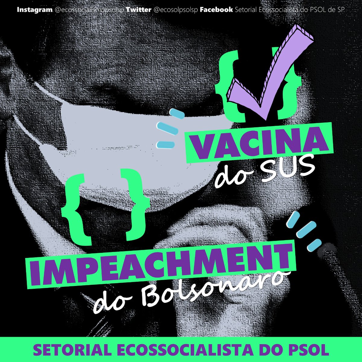 ecosolpsolsp's tweet photo. Salvar vidas e destituir Bolsonaro! #VemVacina #ForaBolsonaro https://t.co/pnJL7afCBU