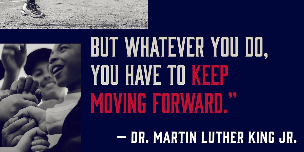 LittleLeague's tweet photo. Little League honors the life and legacy of Dr. Martin Luther King Jr. 

Let's keep moving forward. #MLKDay https://t.co/cSsX82rP5P