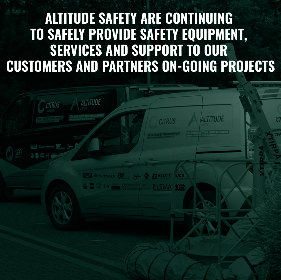 AltitudeSafety's tweet photo. During these challenging times, we would like to reassure you that Altitude Safety remains open to continue to support our customers and partners on-going and future projects.

READ MORE: https://t.co/OaxxoiyjzW https://t.co/rx3OkePpLI