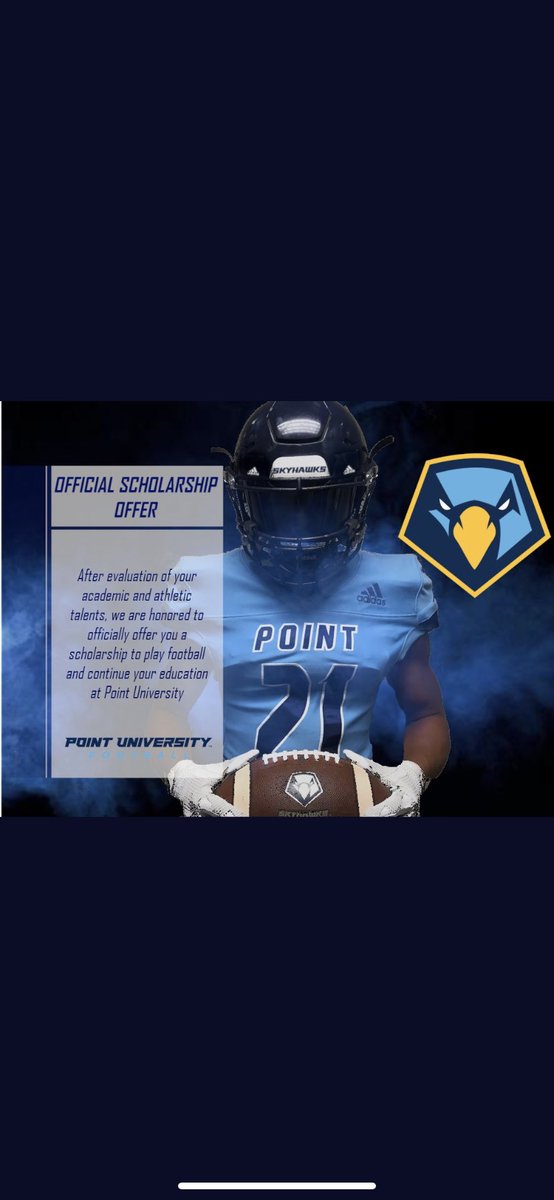 Justinpeavy_'s tweet photo. Blessed to receive a offer from Point University #GGG @CoachCasterlin @football_hebron @CoachSLuttrell @RecruitGeorgia https://t.co/bnTujXYhNf