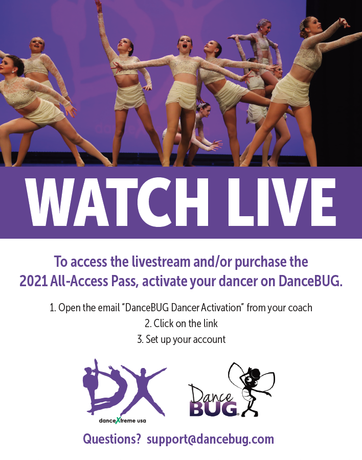 DXDanceEvents's tweet photo. Attending DX this week? Make sure you activate your DanceBUG account. Ask your coach for the link! #dx2021 @dxeventsofficial #dxeventsofficial support@dancebug.com https://t.co/JvV9vRWu8g