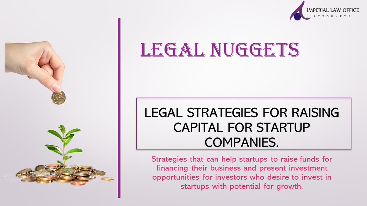 law_imperial's tweet photo. Capital financing is at the core of the survival of Startup Companies in Nigeria. To raise capital, Startups should employ these legal strategies and consult expert legal advise. #startup #startupcompany #investments  #Law #capitalfinancing #business  #Funding https://t.co/Z6Xxg6QvK1