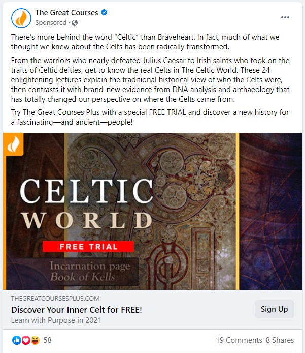 Ok saw an ad on FB and I have some thoughts.