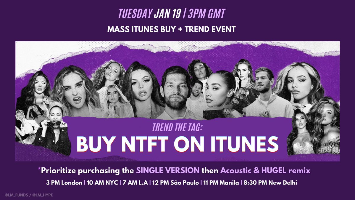 lm_stats's tweet image. As our party is nearly coming to an end, let us remind you that TOMORROW @LM_Funds organised a buying party on iTunes as well a trending event here on Twitter. Make sure not to miss it!!

#NoTimeForTears #Confetti
@LittleMix @NathanDawe
