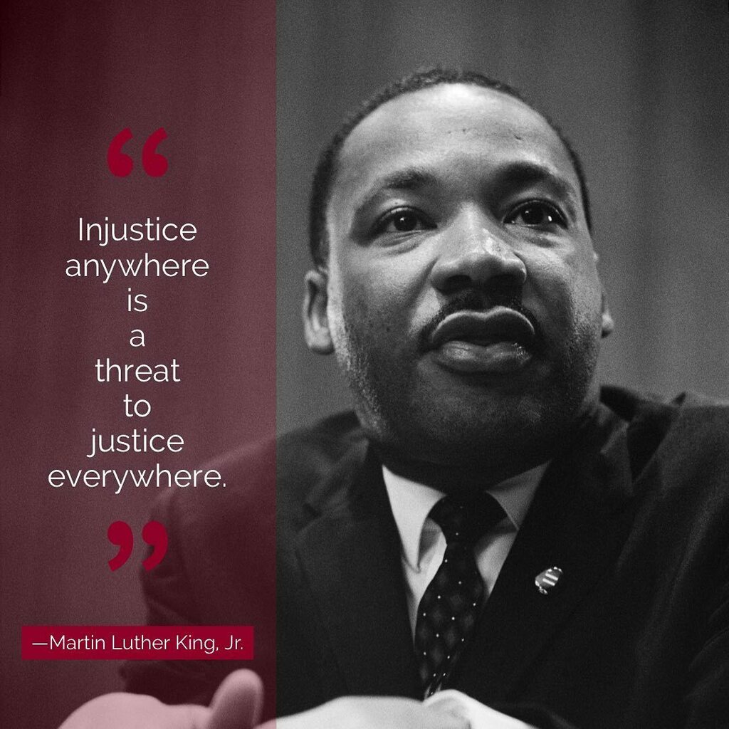 ramsinvolvedrh's tweet photo. Today we celebrate Dr. Martin Luther King, Jr.’s life &amp; legacy. Visit the link in bio for a resource linking to books and articles from @fordhamlibrary to learn more about his historic role in the Civil Rights Movement.

We also recommend taking a moment… https://t.co/ES0DGjDW1o https://t.co/lPjVybonhQ