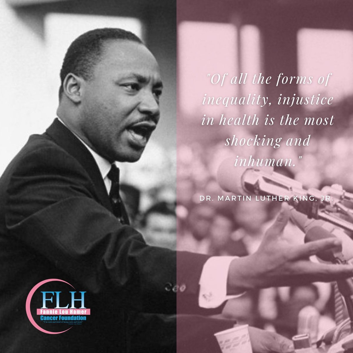 FLHCF_MS's tweet photo. Thank you Dr. Martin Luther King, Jr. for your commitment to eradicating injustice on all fronts.

We are continuing King’s legacy by tackling health disparities in the Mississippi Delta any beyond. Learn more and support our work at https://t.co/VJfT974l20 #FLHCF https://t.co/O8nSyS0865