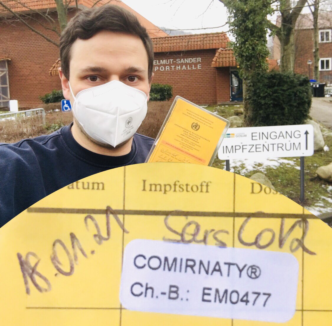 Yeah! Ich bin seit heute offiziell geimpft 💉 #geimpft #vaccinated #impfung #vaccination #covid #covid_19 #corona #sarscov2