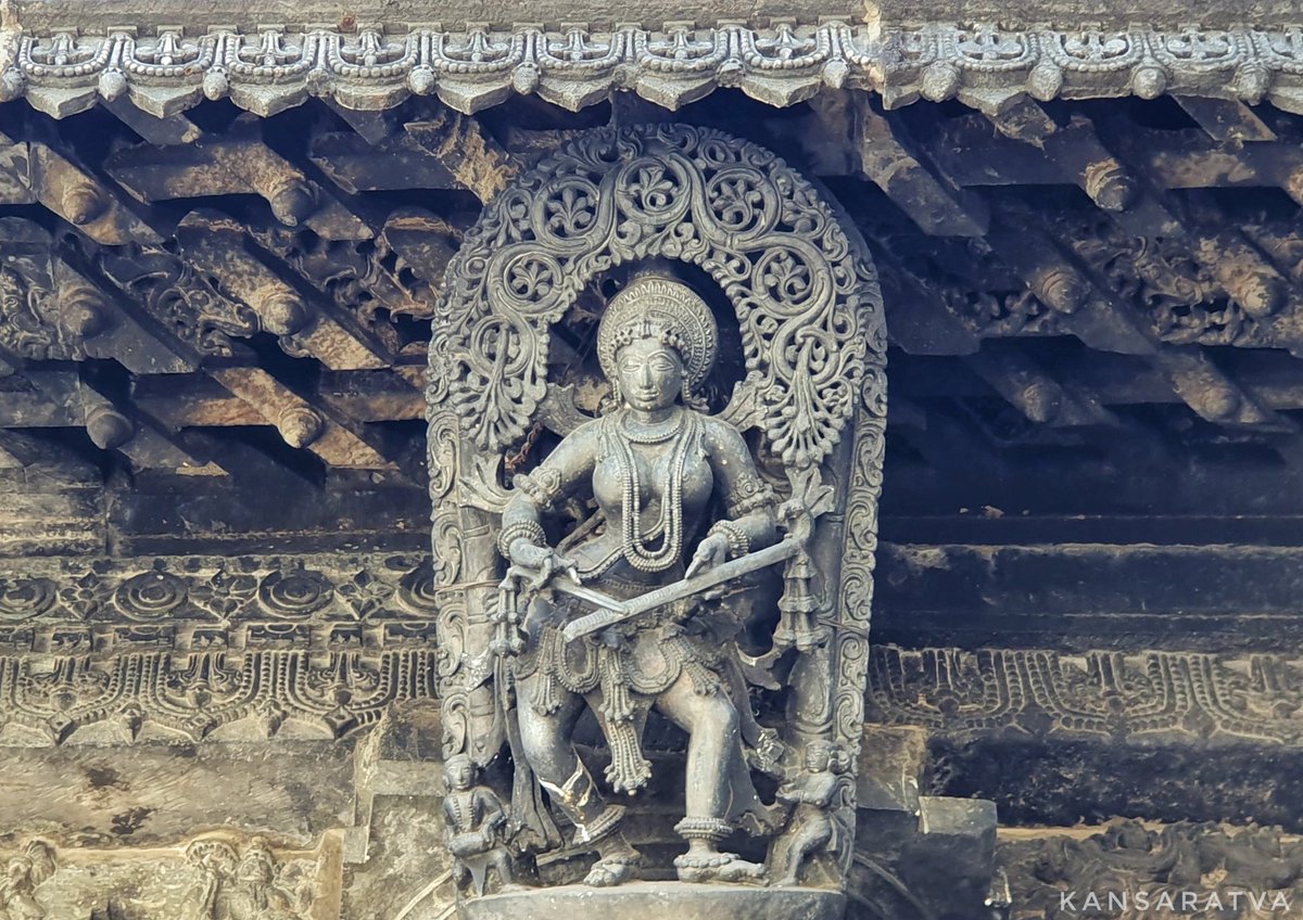 Cennakēśava temple.The first two sculptures, and similar ones, have an intricacy that has to be seen to be believed.