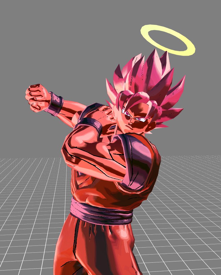 DBXV2_Expanded's tweet photo. Update: Thanks to Sadies on discord, we were able to get the Super Saiyan Hair, so we will be using that instead of the Super Saiyan Blue Hair. https://t.co/5fnQyM0Ern