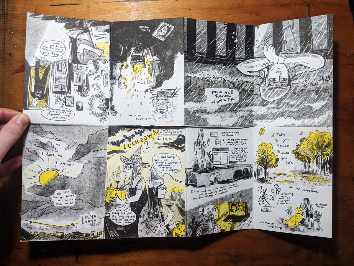 Entries are flying in for the forthcoming exhibition at gestetner140.com . Here’s a lockdown zine submission from Emma Evans printed on an MZ1070 . #emmaevansillustration #gestetner140