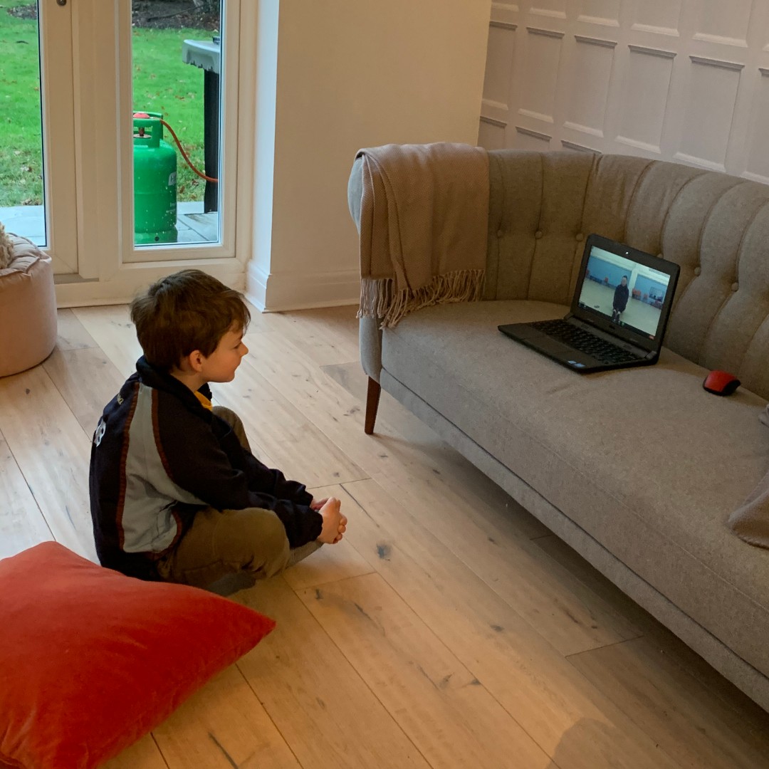 SJBWindsor's tweet photo. Patrick from #SJBpreprep has got into the swing of #SJBreach again. Please do keep the great pictures coming, we enjoy seeing the boys #SJBsmiles from wherever they are learning! #SJBreach @SJBheadmaster https://t.co/ZwJpEicGEx