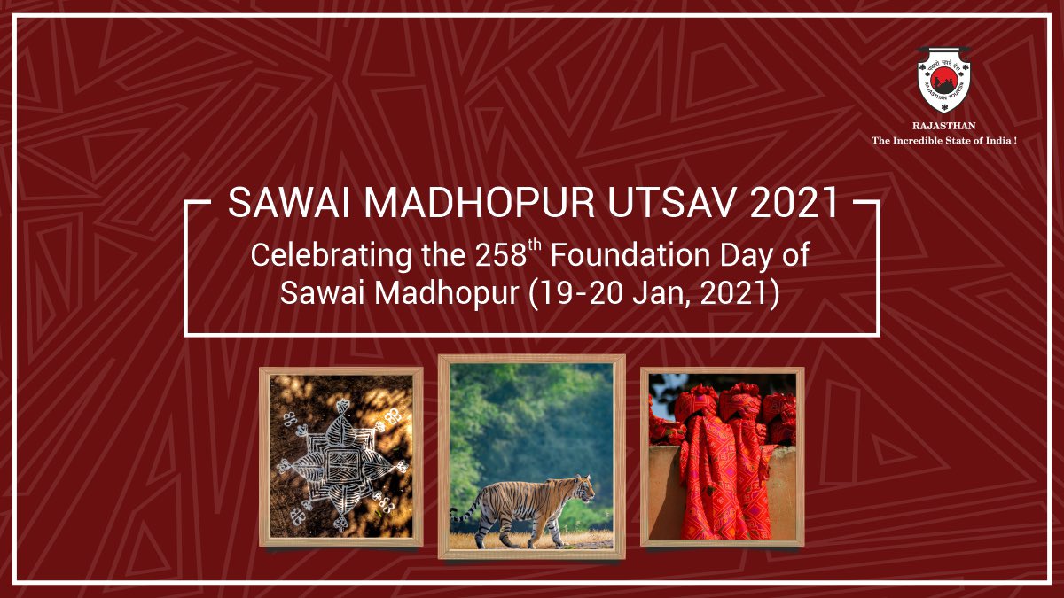 my_rajasthan's tweet photo. Come, join us as we celebrate Sawai Madhopur’s 258th Foundation Day. You all are invited to be a part of the festivities. 
.
🗓 19 -20th Jan 2020
.
Padhaaro Sa🙏

#Rajasthan #RajasthanTourism #IncredibleIndia #DekhoApnaDesh https://t.co/fditXKfSdU