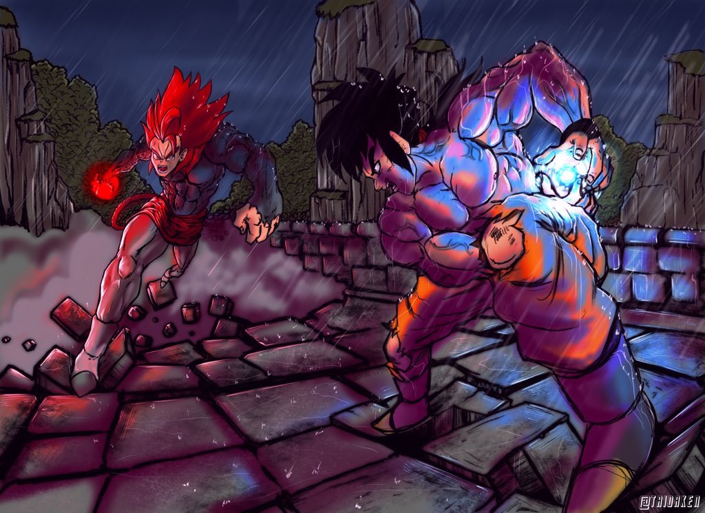 Taidaken's tweet photo. Versus time! A look back at some of a versus artwork I’ve done. Which I can only remember the ocs from the second and forth picture. @PuffinsArt @AceEstablished @daffduff_art .
#ocversus #versus #fight https://t.co/KzAL2YUBC4