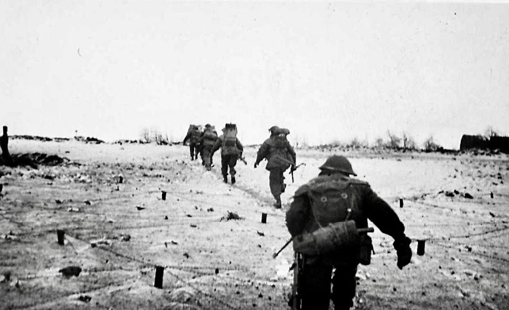 A Coy led the attack and quickly bogged down under intense fire, Donnini realising that the initiative had to be regained moved forward....please read the London Gazette VC citation on this photo  @wehavewayspod