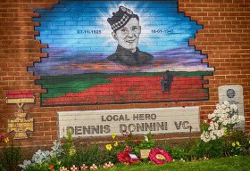 Donnini is still well remembered in Easington with a mural of him being unveiled only a couple years ago. One of the last things he said to his mother was: ‘don’t worry Mum, if I have to die I die fighting. But remember one day I’ll get the V.C’  @WeHaveWaysPod