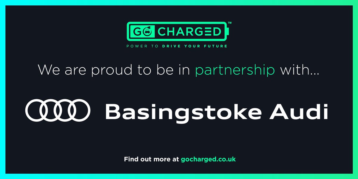 We're happy to announce that we've partnered with Audi Basingstoke!

We're looking forward to working Audi Basingstoke in what's bound to be an exciting year for the brand as they bolster their fully-electric offering with the new Q-4 e-tron ⚡️🚙

gocharged.co.uk