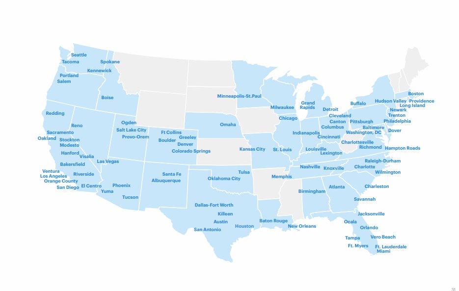 -- After launching in Phoenix,  $OPEN has expanded into 21 new markets, like Dallas, Las Vegas, and Atlanta, with promising results. For 1Q20, its revenue run rate for all markets was $5B. Its aim is to expand to 100 markets in the coming years.