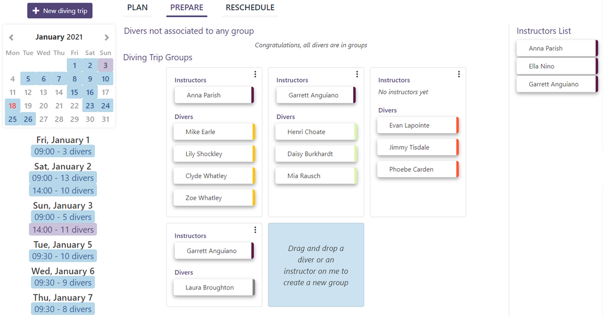 #DiveCenter We are getting closer &amp; closer to the dive planner assistant launch!

Need to see which instructor to book? Easy!

Feel free to register for early access discovereef.com/simplify-my-di…

Plus, in case you have forgotten, it's going to be free! Get ready

#scuba #dive_center