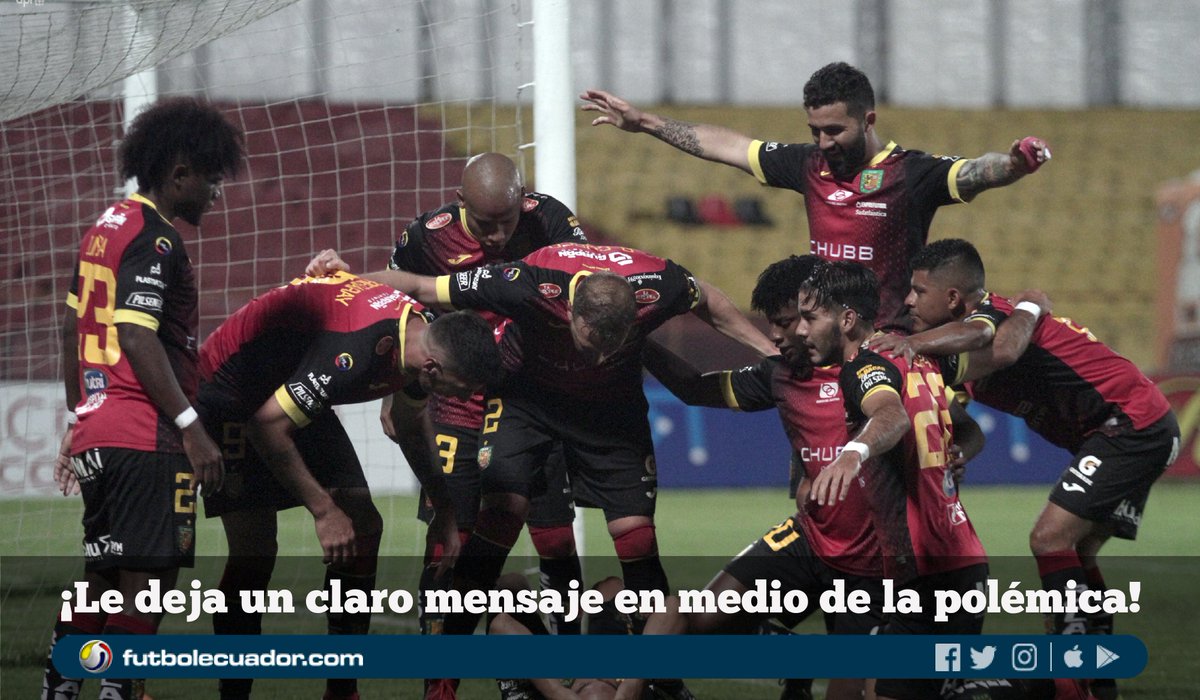 futbolecuador's tweet photo. 🔻 ENTÉRATE 🔻

➡️ Jugador de 🚂 #DCuenca se pronuncia enérgicamente contra #RoderickMiller por “arrepentirse” de fichar por el Expreso https://t.co/6FfpHsFzdi ⬅️ https://t.co/mwqtR5OwLe