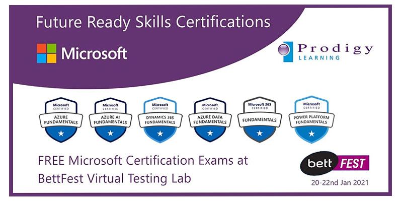 This year <a href="/Bett_show/">Bett Global</a> may not be in person but that doesn't mean you can't earn your <a href="/MicrosoftEDU/">Microsoft Education</a> Certifications. Don't miss out on this valuable opportunity. 
#MicrosoftEDU #Microsoft #edtech #badgedtech #bettfest 
bettshow.com/Microsoft-Hub/…