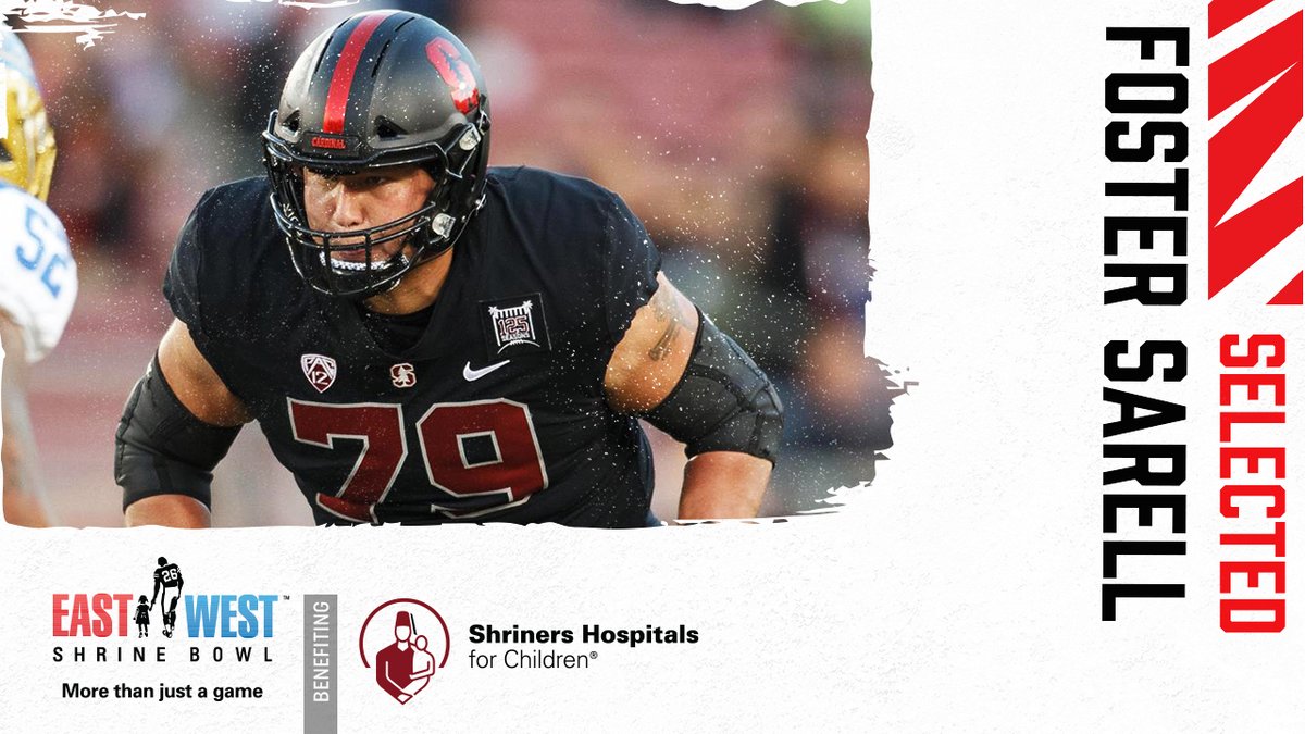 𝟮𝟬𝟮𝟭 #𝗦𝗵𝗿𝗶𝗻𝗲𝗕𝗼𝘄𝗹 𝗦𝗲𝗹𝗲𝗰𝘁𝗶𝗼𝗻 🏈

OT Foster Sarell  from <a href="/StanfordFball/">Stanford Football</a> 
 
#GoStanford | <a href="/thebigfozbear/">Foster Sarell</a> 

 📰ow.ly/jpVE50CEL7s