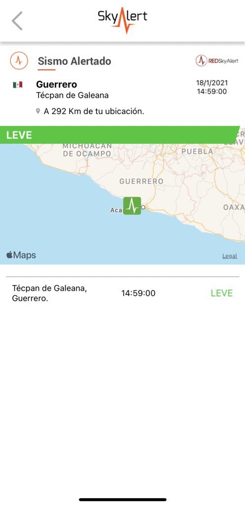 SkyAlertMx's tweet photo. Sismo magnitud 4.6 ubicado a 35 km al sureste de Petatlán, Guerrero.

Detectado por @RedSkyAlert con intensidad «leve» en zona del epicentro. https://t.co/3hyIEgjfcL