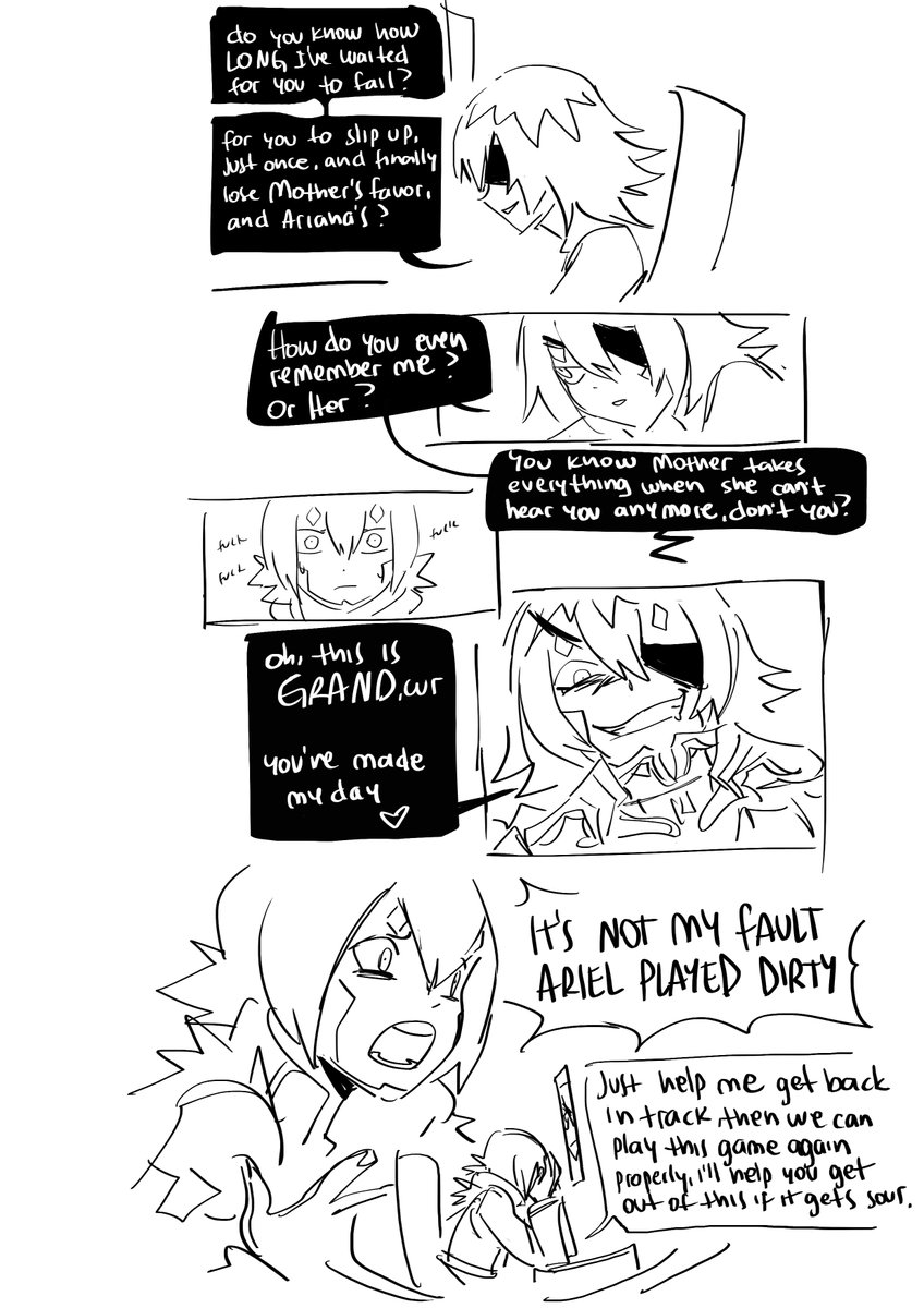 From last night's Lancer game.
Thought the exchange was worthy of a comic.