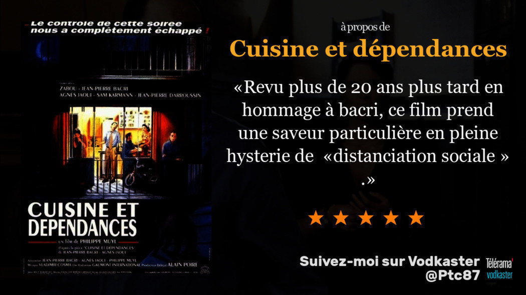 PTC87's tweet photo. J'ai vu Cuisine et dépendances. Mon avis : https://t.co/OFZhhTpiqJ https://t.co/AQYWAwgDbP