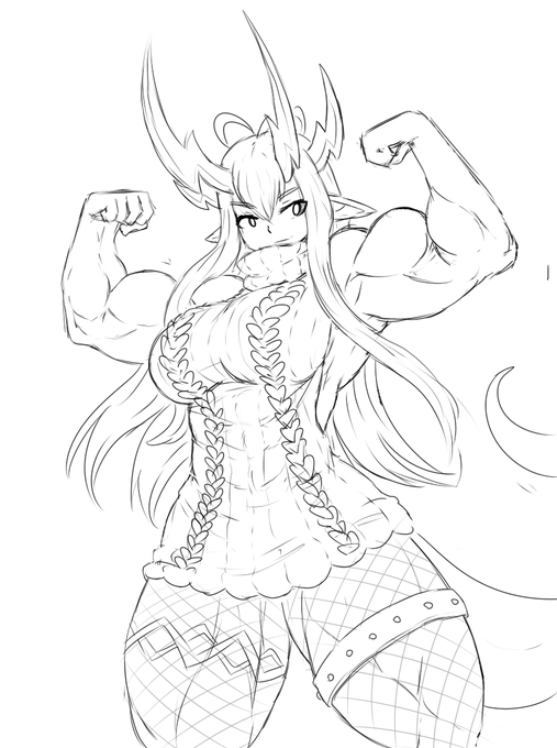Ibuki Douji from FGO 
Sketch comm 