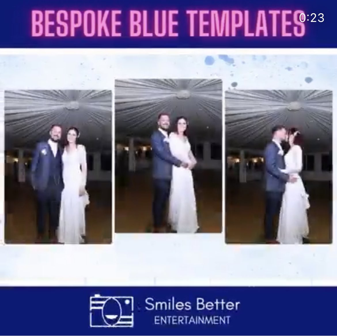 SmilesBetterPB's tweet photo. On #BlueMonday we're keeping motivated by sharing some blue themed photo templates. 💙
Did you know we can tailor our templates to be completely bespoke for your theme?

💧If you're feeling blue today, reach out to a friend have a cup of tea &amp; a chat.

#bluewedding #feelingblue https://t.co/DfJT9MzEtE