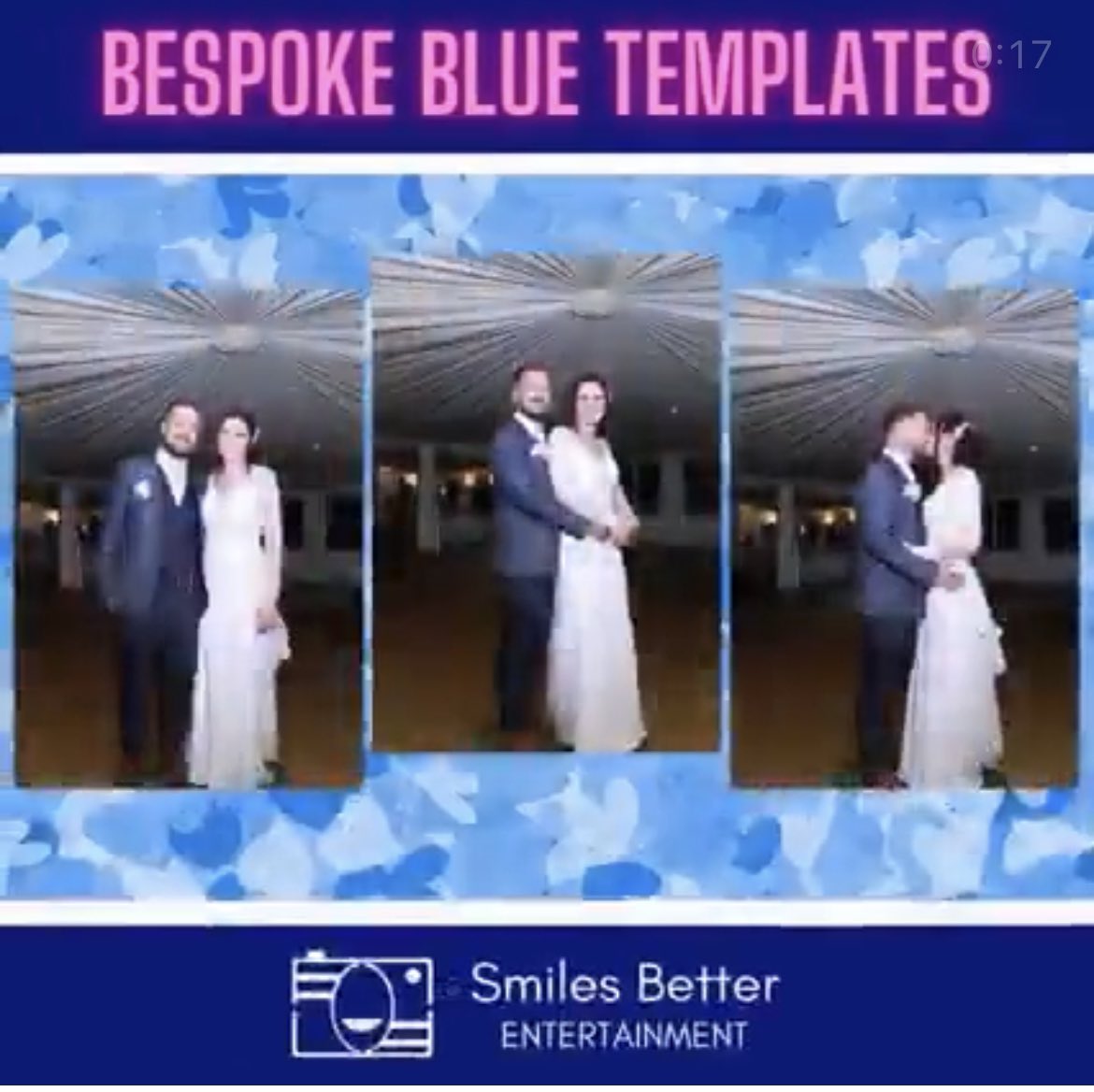 SmilesBetterPB's tweet photo. On #BlueMonday we're keeping motivated by sharing some blue themed photo templates. 💙
Did you know we can tailor our templates to be completely bespoke for your theme?

💧If you're feeling blue today, reach out to a friend have a cup of tea &amp; a chat.

#bluewedding #feelingblue https://t.co/DfJT9MzEtE
