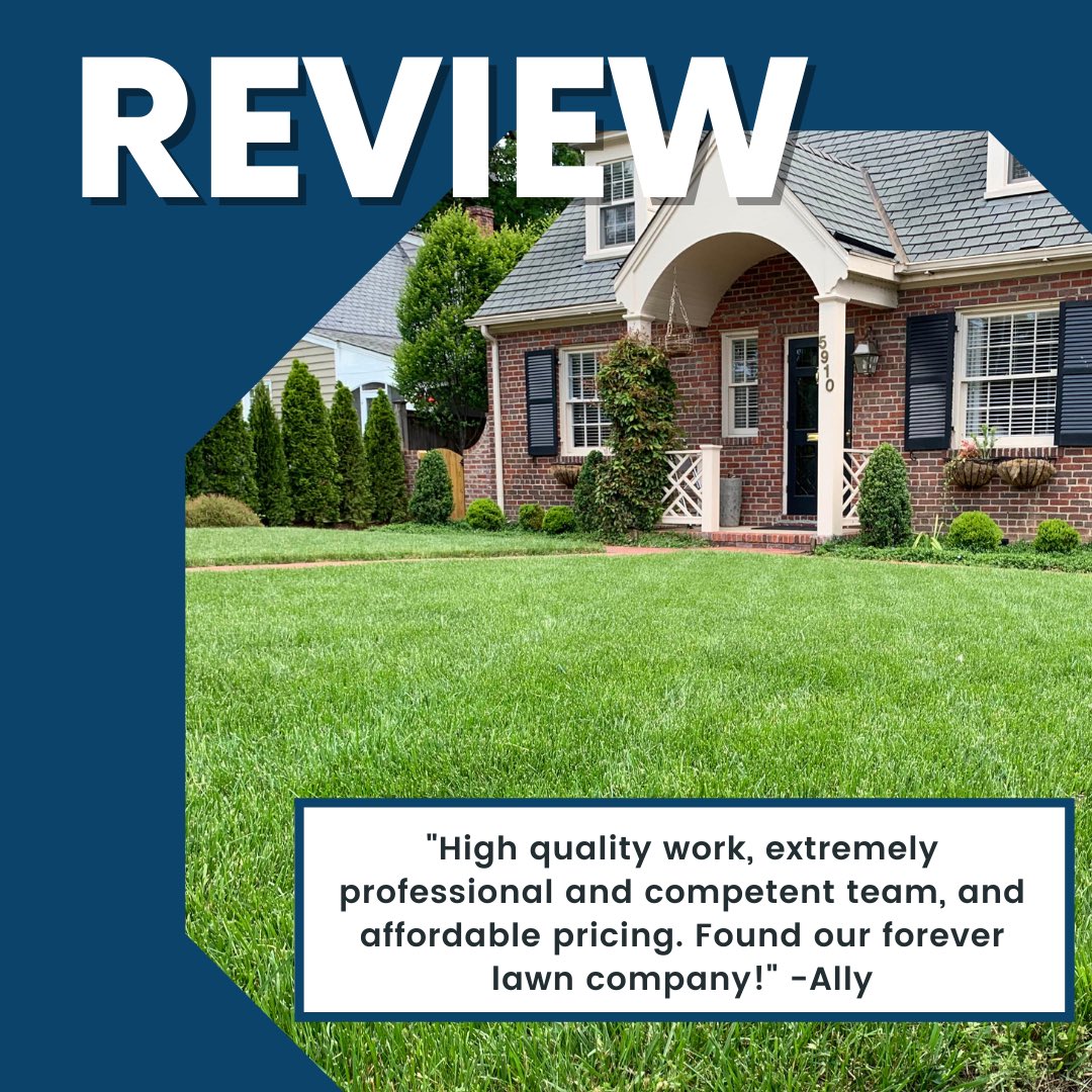 projectgreenva's tweet photo. This is one of the perks of working with a smaller company like Project Green. We work hard to make sure you are satisfied with our lawn care, and offer top-notch customer service every step of the way. #projectgreenva #smallbusiness #lawncare #RVA https://t.co/0LodsxIwwz