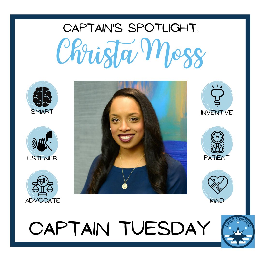 CaptainSGF's tweet photo. Happy #CaptainTuesday where we celebrate 1 of the many people in #417Land deserving of the #CAPSGF cape! Today-@christabmoss. Thank you for your kindness, work, &amp; commitment to the greatest city on the planet! We are so lucky to have you in #SGF! https://t.co/MnoaD1PzRX