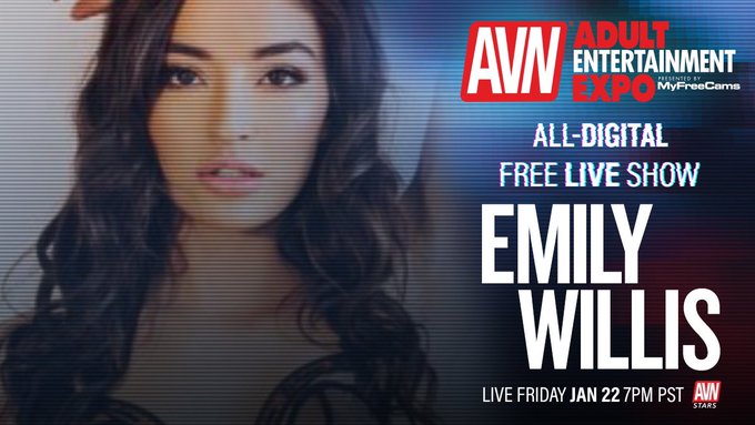 I'm so excited to be doing a live show this Friday for @AVNMediaNetwork ❤️🔥 7 pst see you all there 