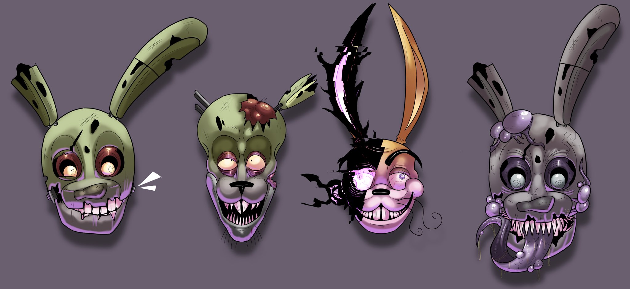 Glitchtrap and Springtrap are one in the same.