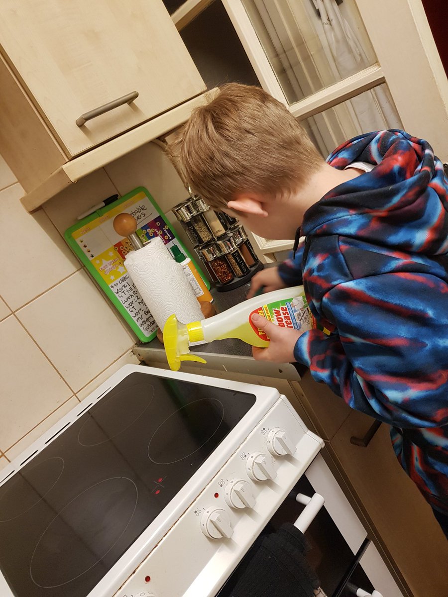 tswain61's tweet photo. @rhwsprimary we had a little home economics lesson today. oliver made pepperoni pizza pasta and cleaned up afterwards #lifeskills https://t.co/70th5Gor7Y