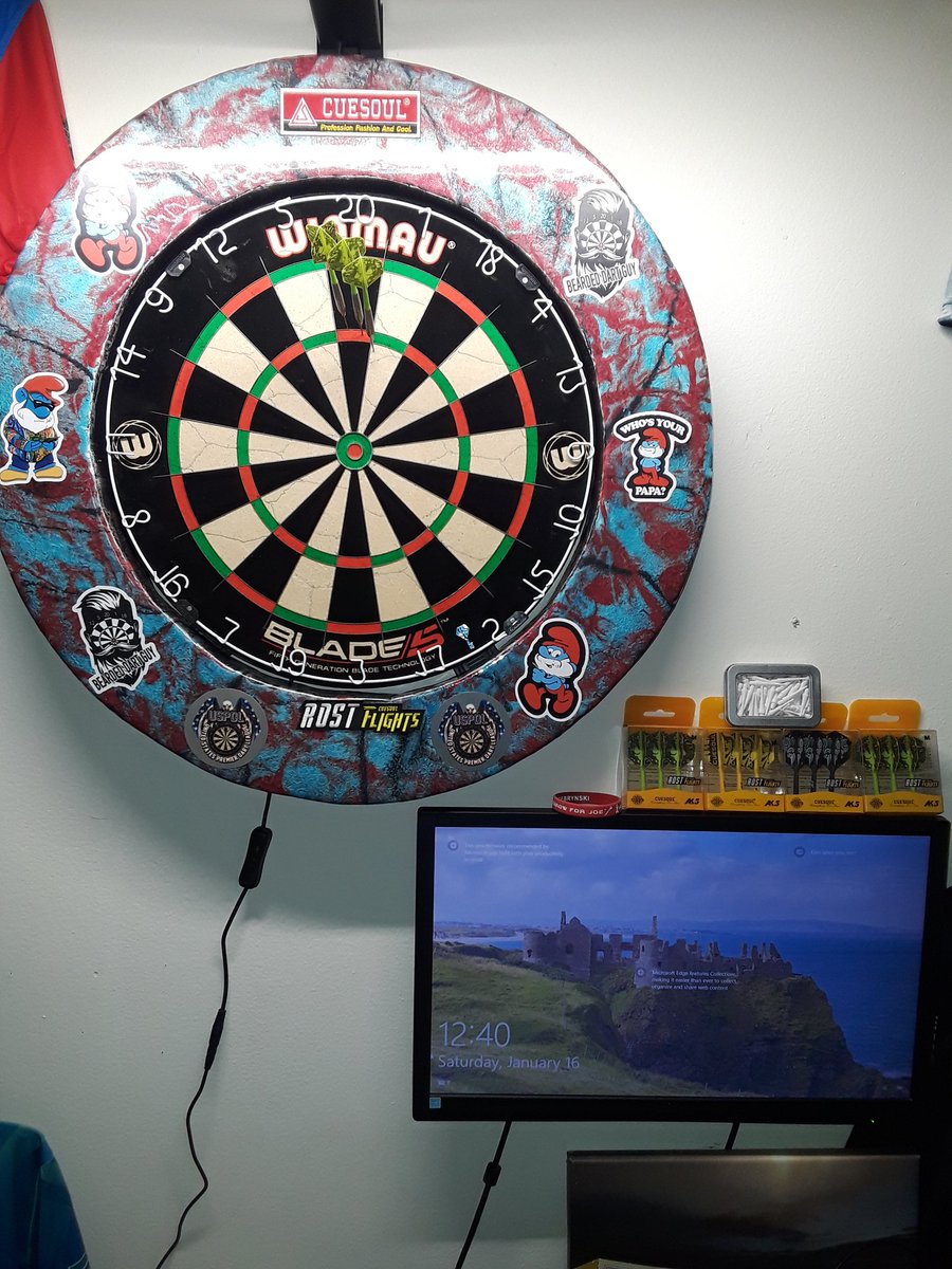 officialuspdl's tweet photo. Any other darters amazed by the @GDL180 buzz. My thread is full which is amazing. Looking forward to Q 2 and league. @CUESOUL2014 #TEAMCUESOUL #cuesoul #autismawarenessindarts #dartwolf #jdcvirtual #wolfmanproductions #Beardednation #rost https://t.co/EC793NrKvJ