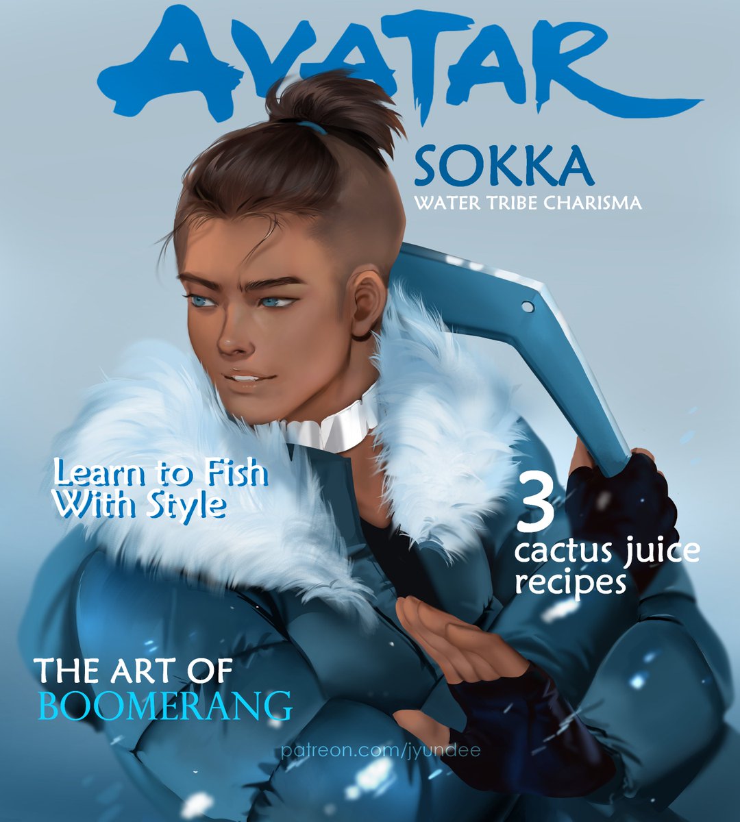jyundeeARTs's tweet photo. ATLA as magazine covers https://t.co/J4QFVEyUnl
