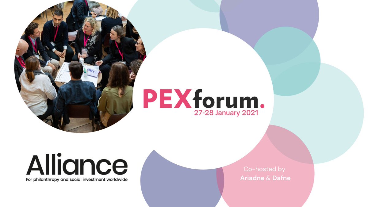 Alliancemag's tweet photo. #PEXforum unleashed new momentum within Europe’s philanthropy sector: throughout the year we have engaged in meaningful conversations on climate, next philanthropy, gender and much more. We look forward to #PEXforum2021 to take stock of where we are and aim higher. https://t.co/lDDuGXyfpo