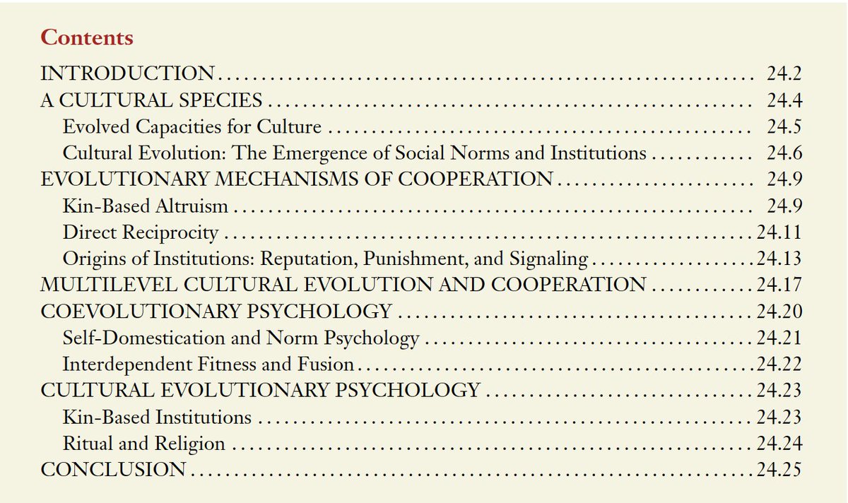 Social norms can create selection pressure on genes, they can self-domesticate. Institutions as connected and sometimes formalized social norms can create interdependence and fusion. They can align interests. 13/  @bharedogguy  @DG_Rand  @JF_Schulz  @BenjaminEnke