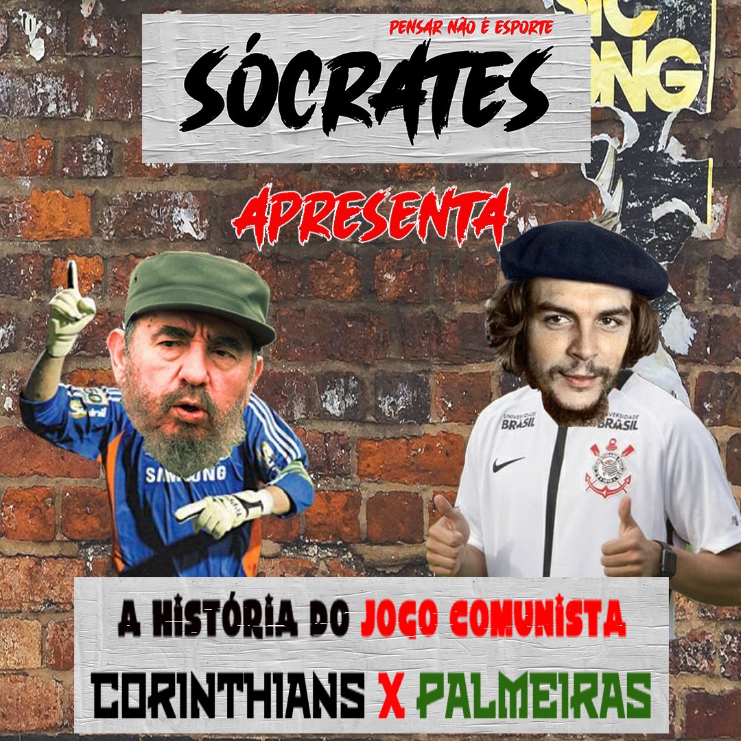 RevistaSocrates's tweet photo. Sabia que Corinthians e Palmeiras já jogaram em benefício do Partido Comunista Brasileiro? https://t.co/ZJytOHmShE
#hojetemcorinthians #PalmeirasxCorinthians #Derby https://t.co/tymyYUeFP9