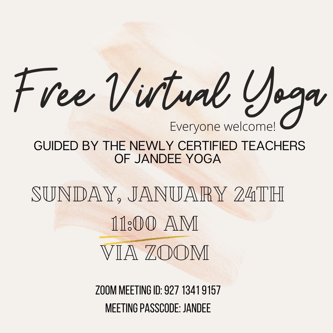 If you’ve ever wanted to see what virtual yoga was like here’s a free chance! <a href="/mtirone2/">Maryelizabeth Tirone</a>