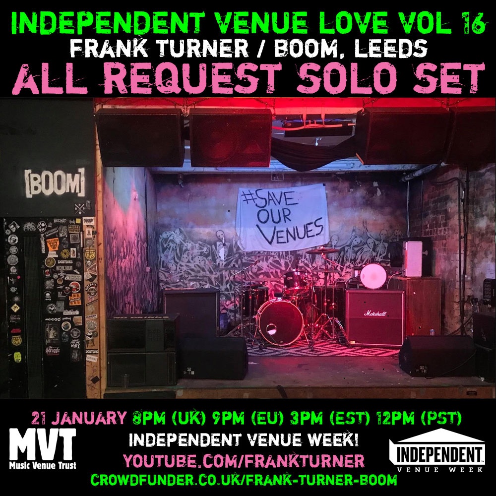 Boris still won’t let me out of the house so I guess we keep going with these. Thursday night, IVL16, for <a href="/boomleedsvenue/">Boom Leeds</a> ! Tune in!