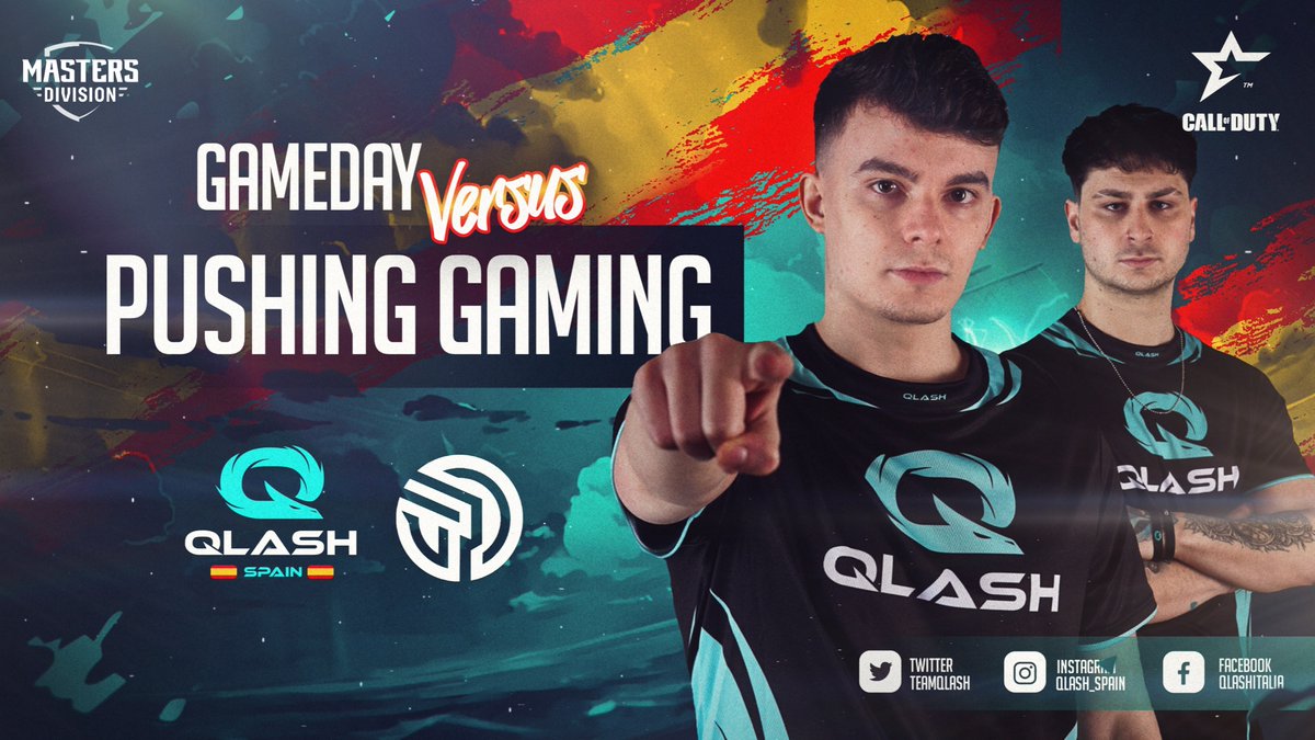 QLASH_Spain's tweet photo. Arrancamos con la jornada de #MasterDivision2 contra @PushingGaming.
👔@xMeyeeR
🐲@akabuller_
🐲@OneyKnows
🐲@PuNi_AT
🐲@FussionQ
🎙@Kranieel
🎙@Urii_rp
🎙@DonDeGentes_
🖥https://t.co/MX2kd8REmK
#VamosQLASH @TeamQLASH @NGLSpainCOD https://t.co/rsa9xe7FY6
