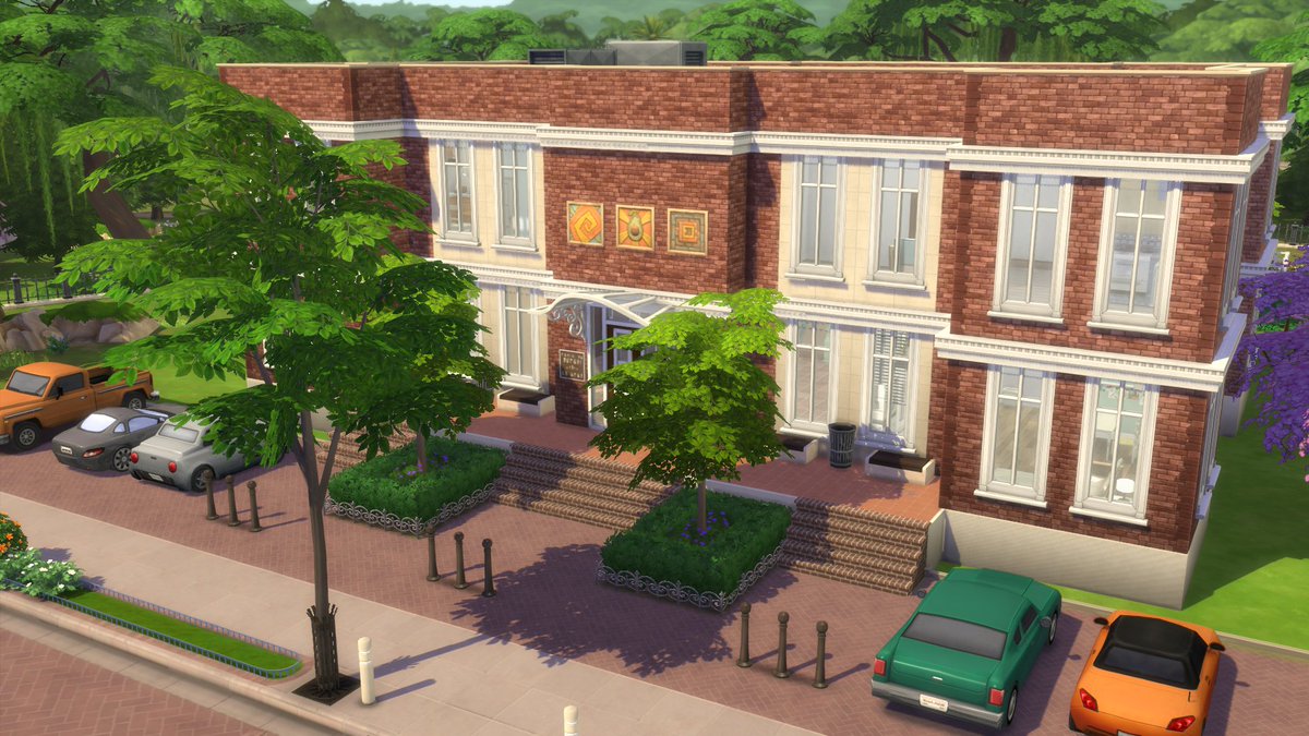 HoppaYou's tweet photo. 📽️I build a #school building in #TheSims4  but it turned out to be an #apartmentbuilding with studio apartments! Check out the speed build: https://t.co/abORAQfaSx #Sims #SimsCreatorsCommunity #sims4build #Showusyourbuilds @TheSimCommunity @SimsCreatorsCom @simsshare https://t.co/Jd0x6ckUbr