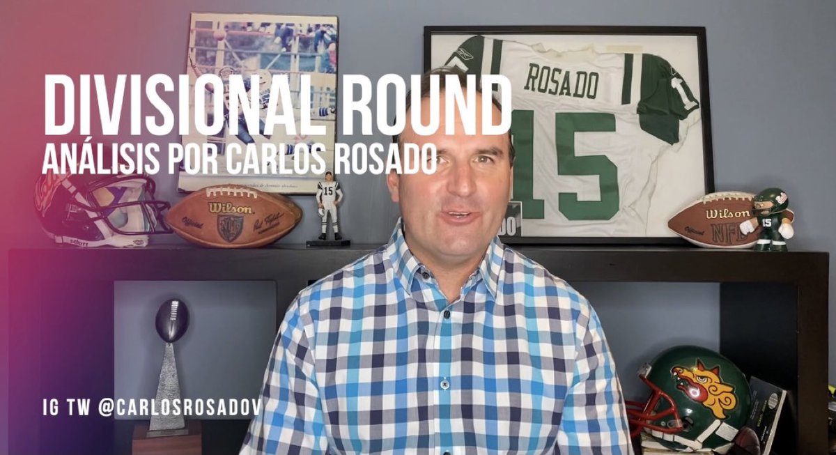 CarlosRosadoV's tweet photo. Aquí te dejo un breve análisis del #DivisionalRoundWeekend, donde ya conocemos a los equipos que disputaran los Campeonatos de la Conferencia Americana y Nacional en los #NFLPlayoffs
🎥 https://t.co/SeGVmyS89l
🎧 https://t.co/IgWG0idgyM
#NFL #NFLTwitter https://t.co/I89Fmfe3fB