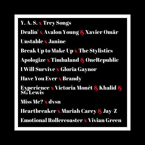 CaseoftheExPod's tweet photo. Song Selections from Episode 5: Make Up to Break Up
Playlist up on Apple Music and Spotify!
#CaseoftheExPodcast #NewMoon #Breakups #Relationships #ExesBeLike https://t.co/OngirRqwh3