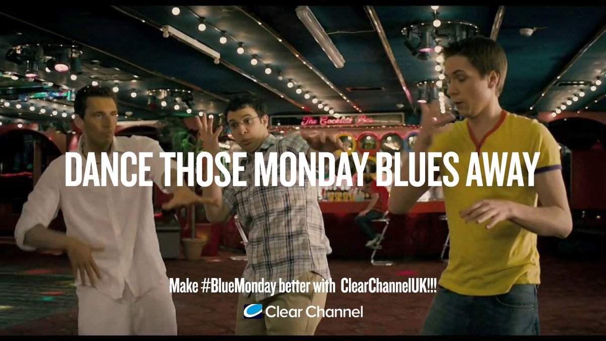 harnettfrank's tweet photo. There is nothing better than dancing to cheer people up so how about a digital poster playing this... https://t.co/3FeRgn6L68
@OneMinuteBriefs make #BlueMonday better with 
@ClearChannelUK!!! https://t.co/ioMiu8ps7J