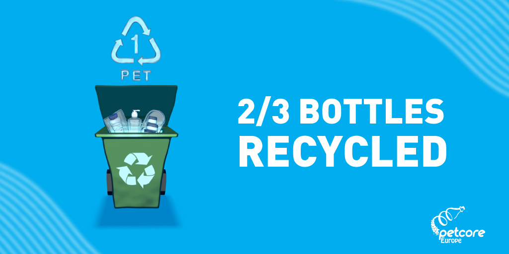 Not all plastics are the same. PET bottles are made to be remade. 

That is why PET is the most recycled plastic packaging material in Europe. ♻️

Find out more 👉 bit.ly/3svlBmg